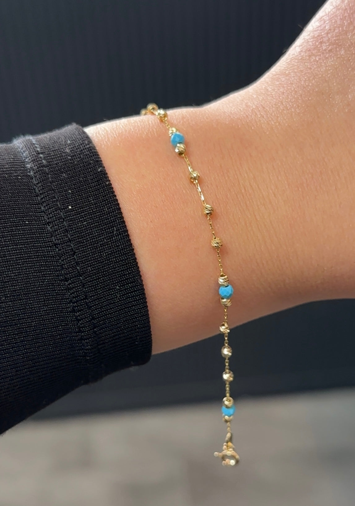 Goldarmband-mavi Dorika