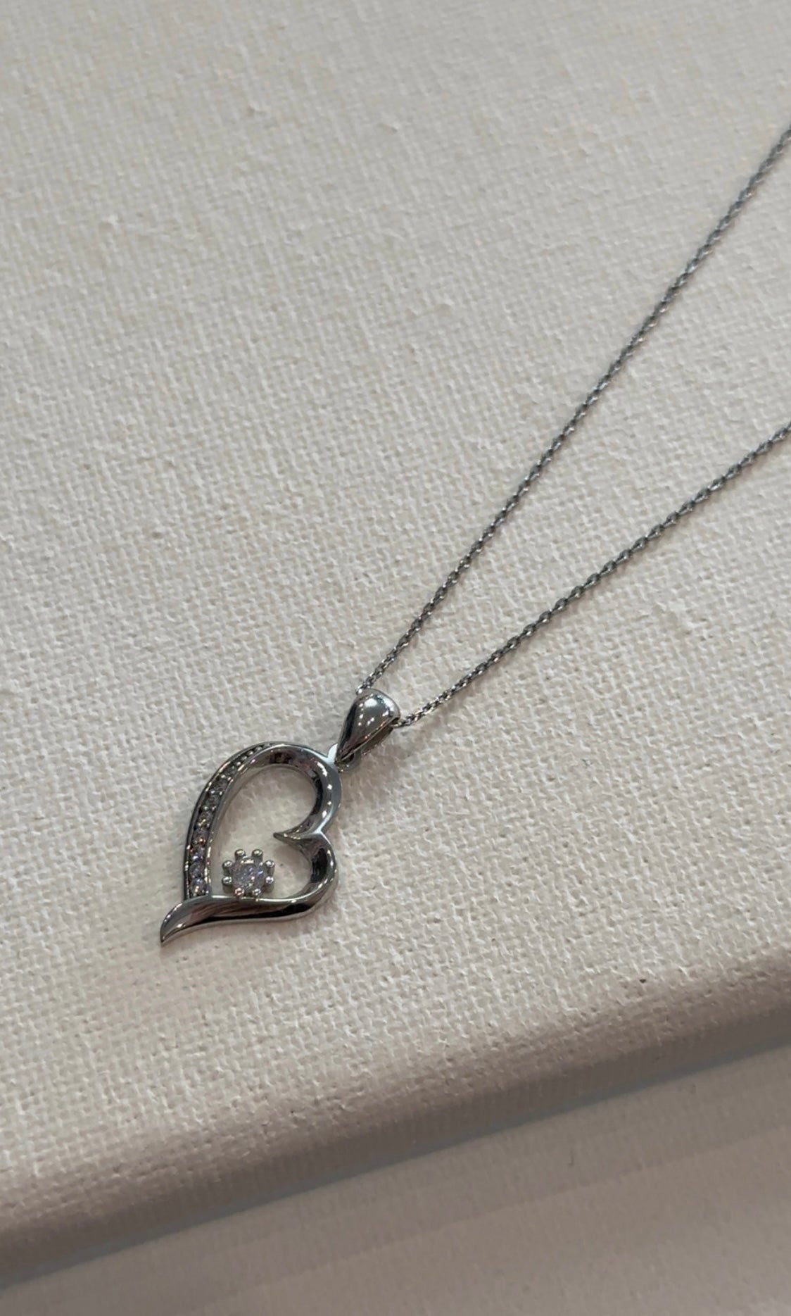 Silberkette-Heart