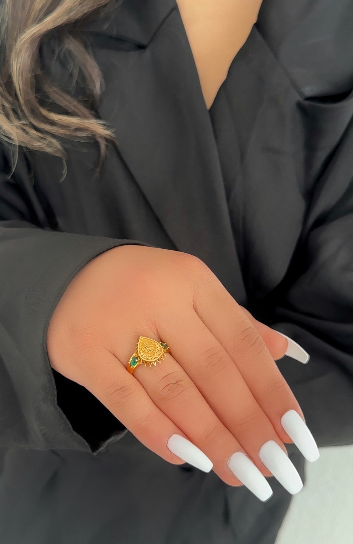 Goldring-Zümrüt Tuğra