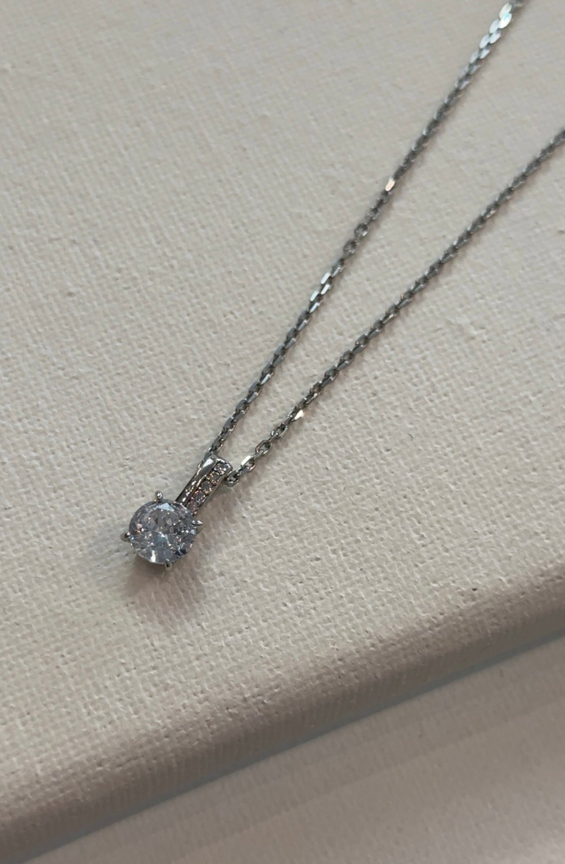 Silberkette-Zirkonia