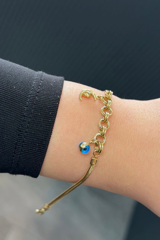 Goldarmband-Mond🧿