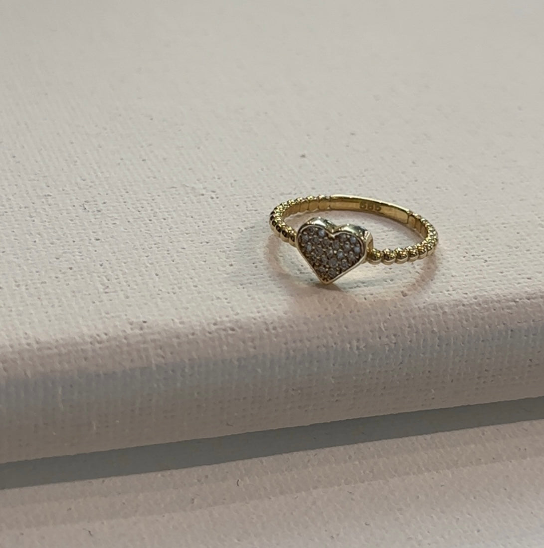 Goldring-mini Herz