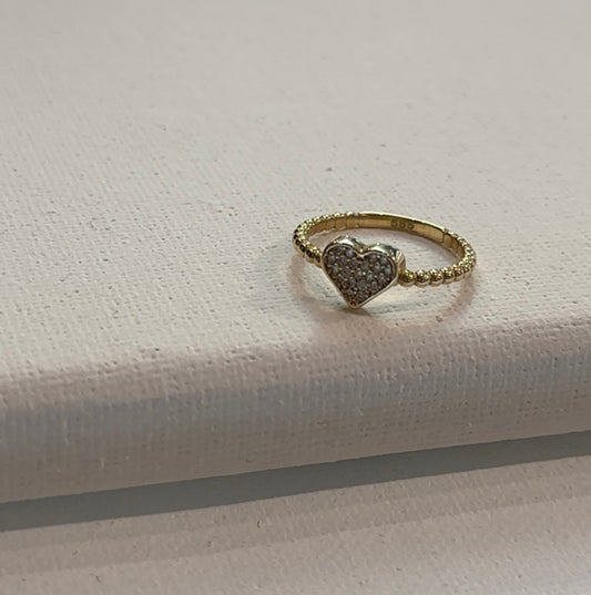 Goldring-mini Herz