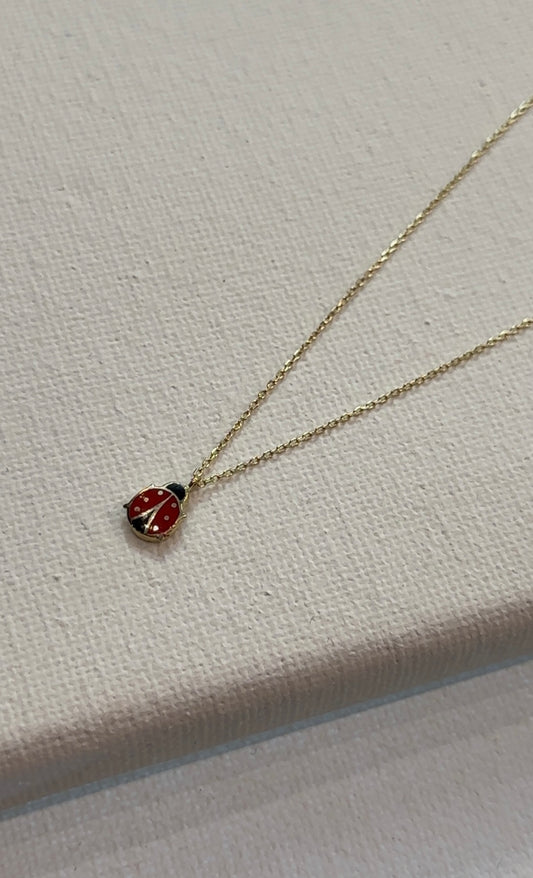 Goldkette-„Mariekäfer“