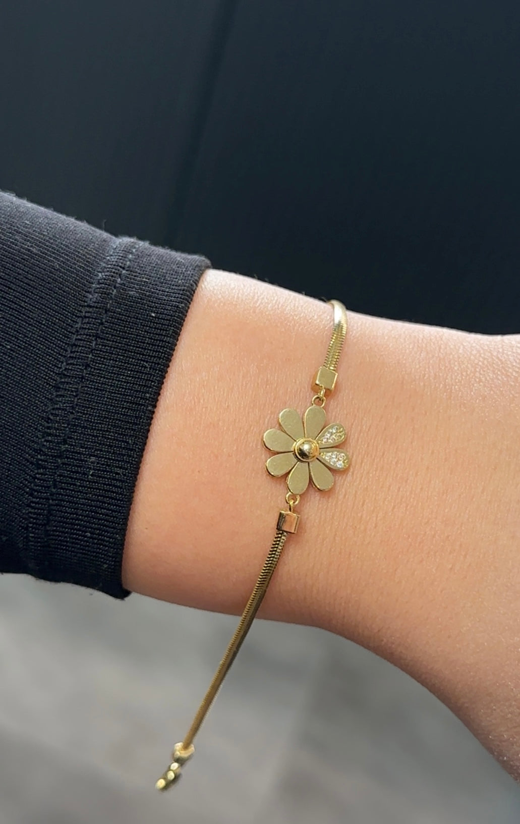 Goldarmband-Flower