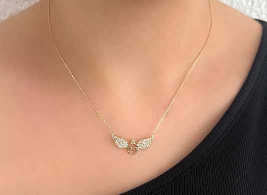 Goldkette-Engel